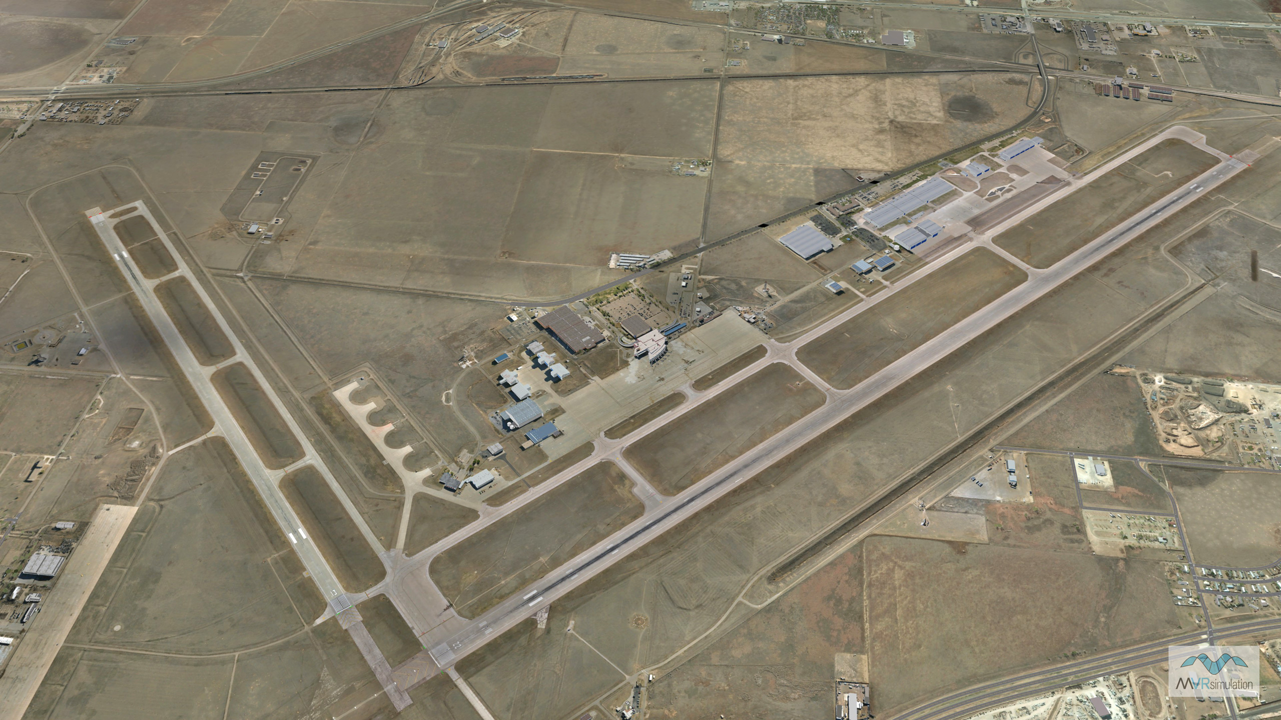 Creating Amarillo Airport with Sub-Inch Imagery