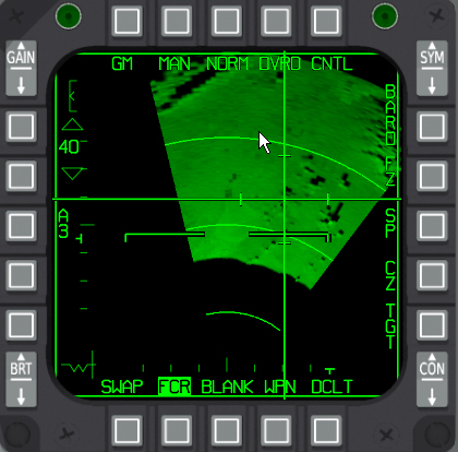 Zedasoft Simulated Multifunction Radar Display.