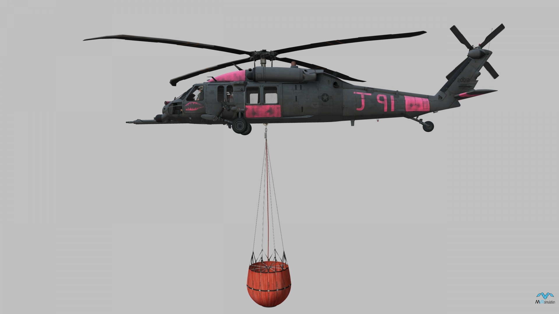 HH-60G.US.pink with Bambi Bucket