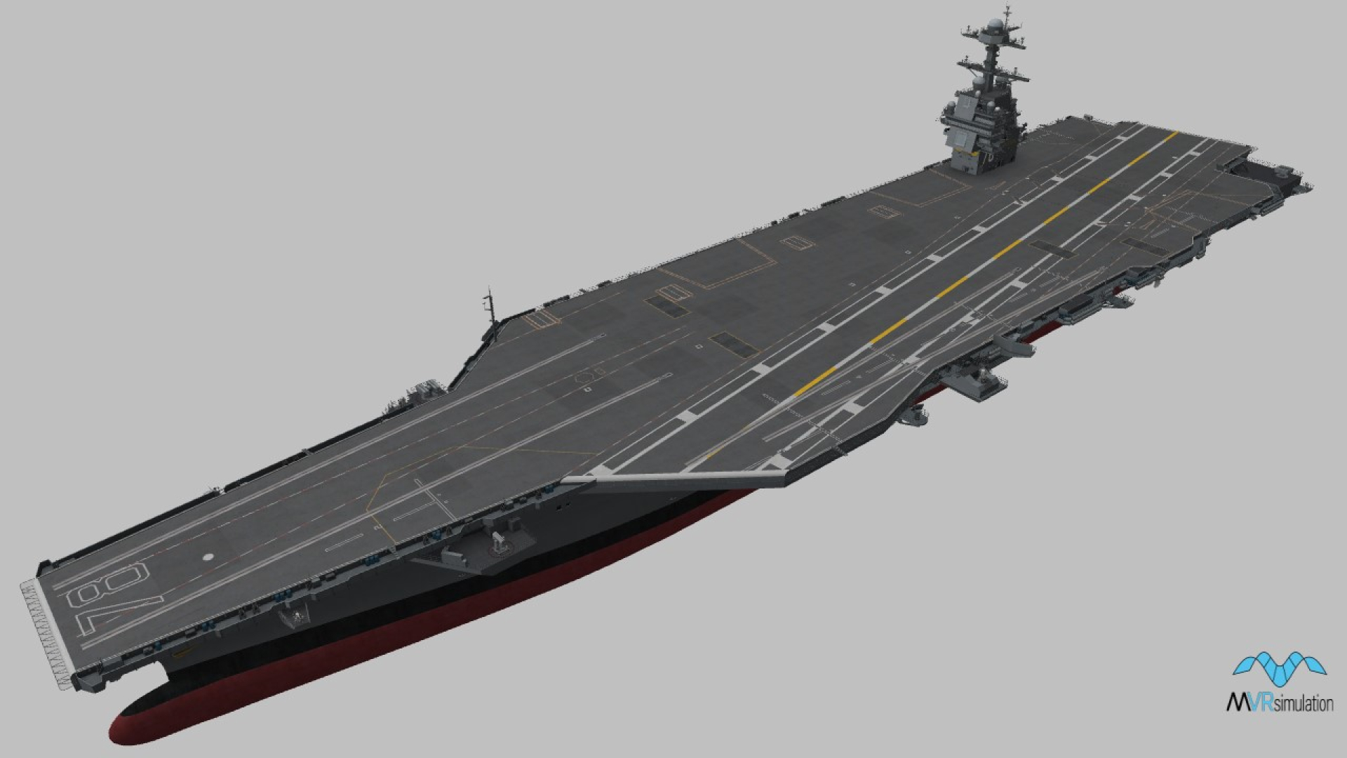 MVR CVN-78 USS Gerald R. Ford 3D Model