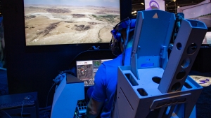 MVRsimulation prototype Part Task Trainer F-18 Cockpit