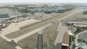 MVRsimulation VRSG real-time scene of virtual Martin State Airport (KMTN)